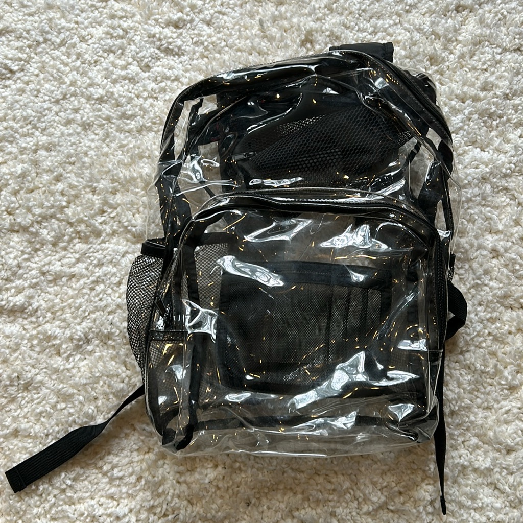 Amazon Basics Clear Backpack